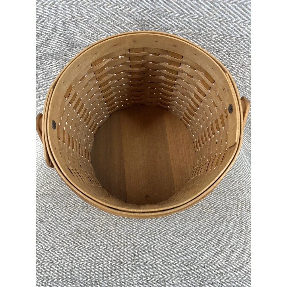 Longaberger 2003 Ice Bucket Basket, Liner, Protector, Lid, Insulated Bucket